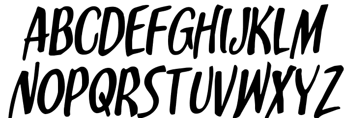 Kennebunkport Rotalic Font LOWERCASE