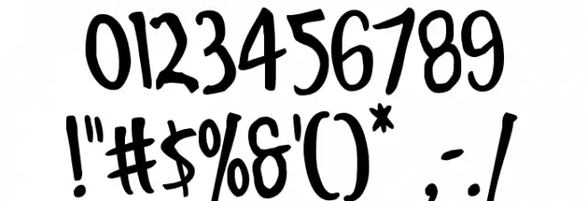Kennebunkport Rotated Regular Font Alte caractere