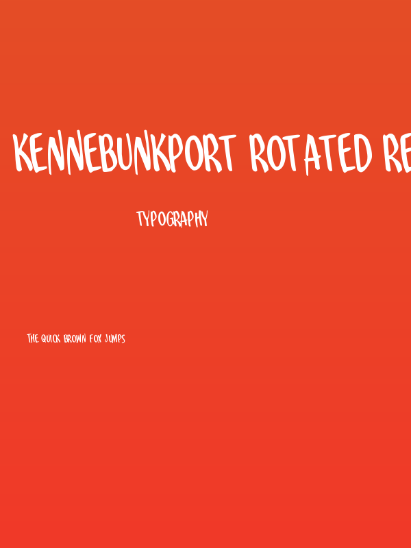 Kennebunkport Rotated Regular Poster