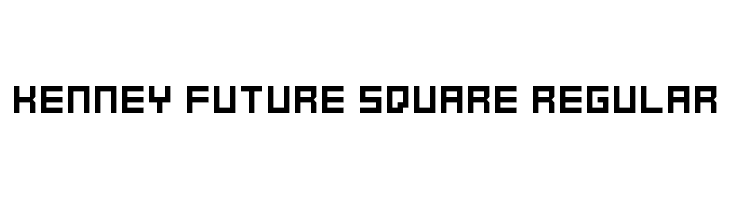 Kenney Future Square Regular Font
