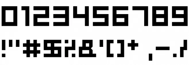 Kenney Future Square Regular Font OTHER CHARS
