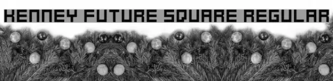 Kenney Future Square Regular Font examples