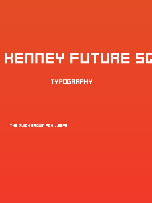 Kenney Future Square Regular Poster