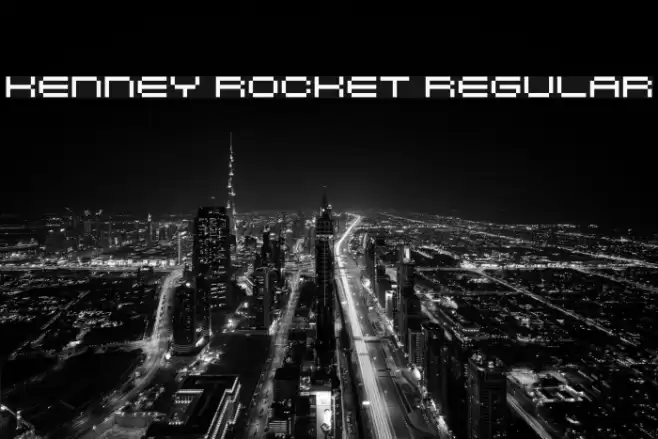 Kenney Rocket Regular Font examples