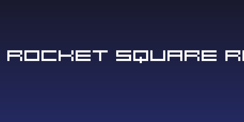 Kenney Rocket Square Regular Social Header