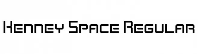 Kenney Space Regular  Frei Schriftart Herunterladen