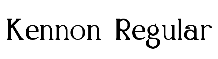 Kennon Regular Fonte