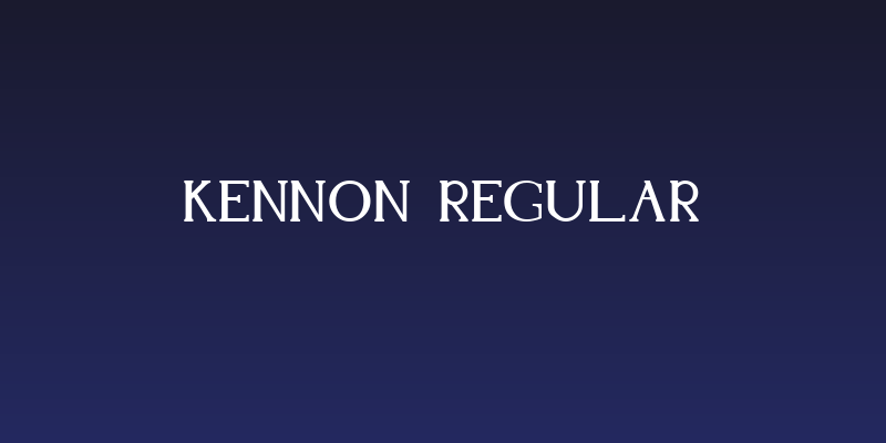 Kennon Regular Social Header