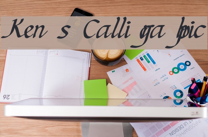 Ken's Calligraphic Font examples