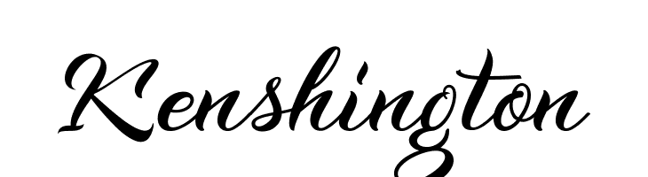 Kenshington  नि: शुल्क फ़ॉन्ट्स डाउनलोड