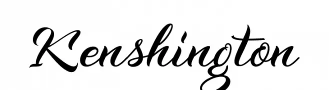 Kenshington  Frei Schriftart Herunterladen