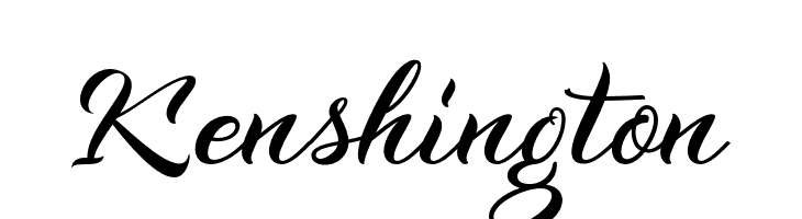 Kenshington  नि: शुल्क फ़ॉन्ट्स डाउनलोड