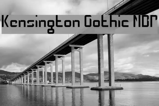 Kensington Gothic NBP Font examples