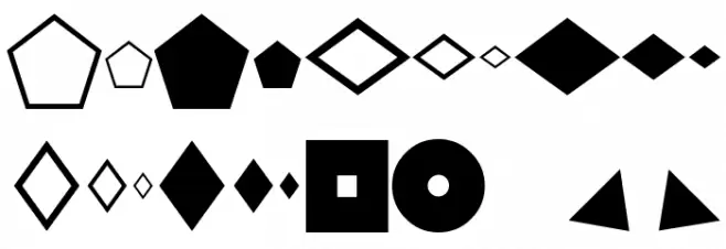 KensingtonDingbats Regular Font OTHER CHARS