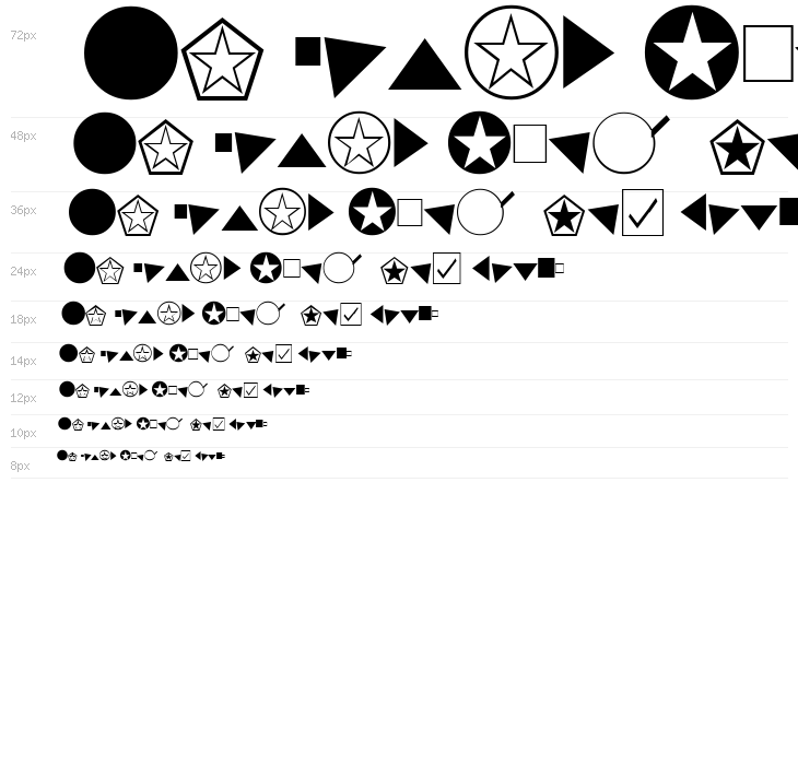 KensingtonDingbats Regular Waterfall