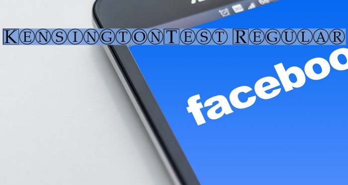KensingtonTest Regular Font examples