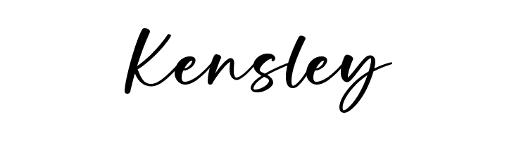Kensley  フリーフォントのダウンロード