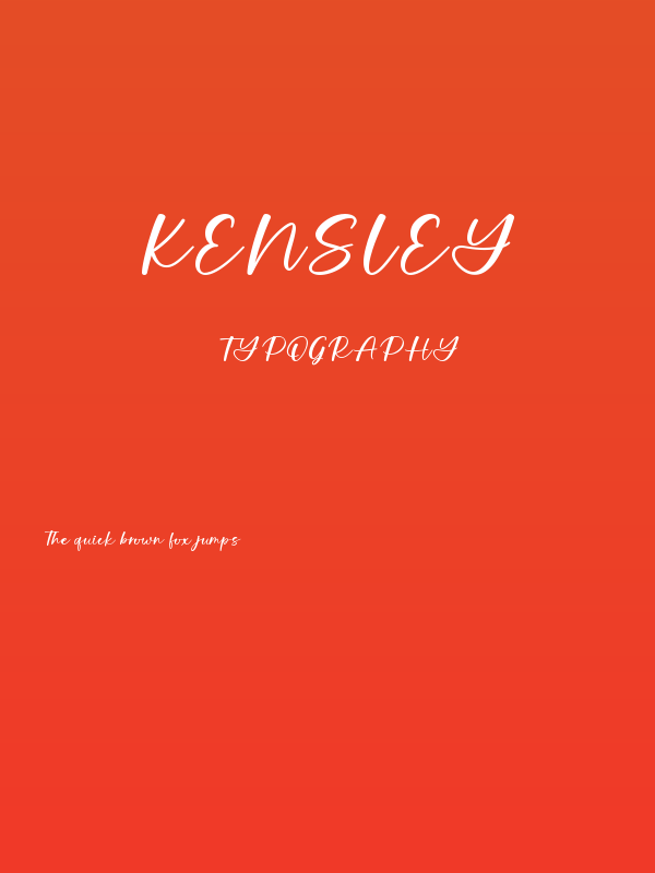 Kensley Poster