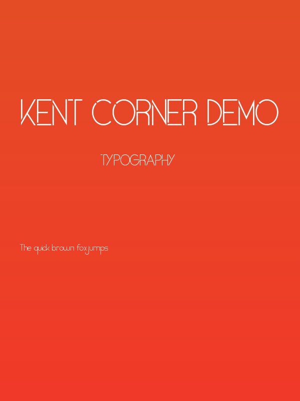 Kent Corner Demo Poster