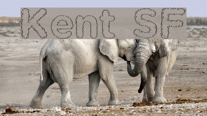Kent SF Font examples