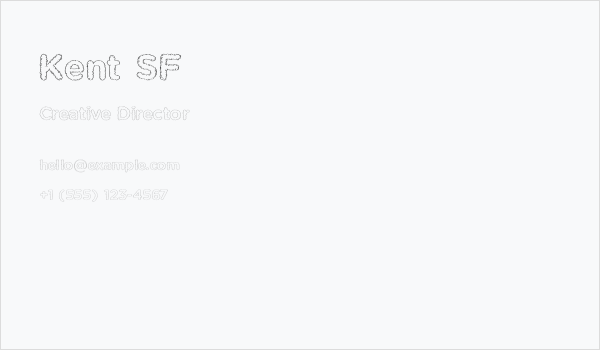 Kent SF Business Card