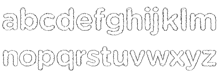 Kent SF Font LOWERCASE