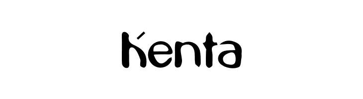 Kenta  Скачать бесплатные шрифты