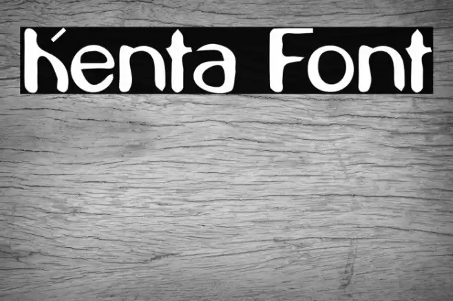 Kenta Font examples