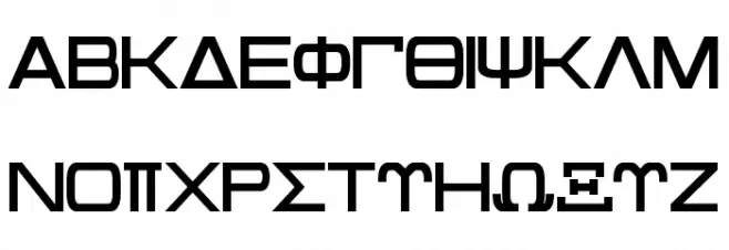 Kentaurus Bold Schriftart Groß