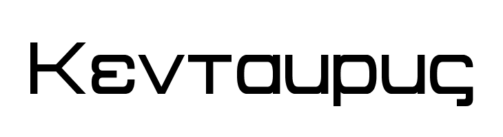 Kentaurus  Frei Schriftart Herunterladen