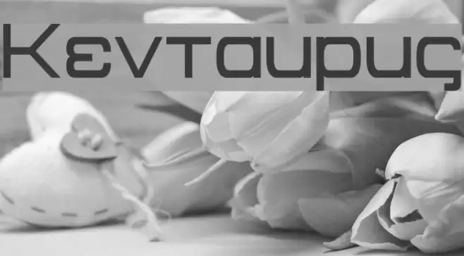 Kentaurus Font examples