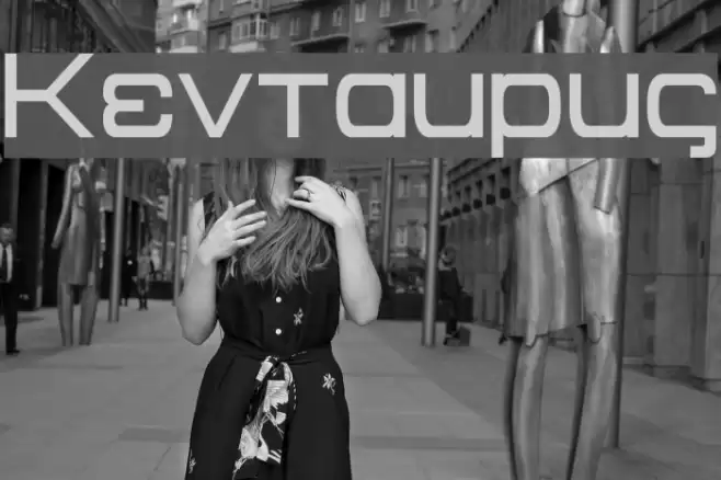 Kentaurus Font examples