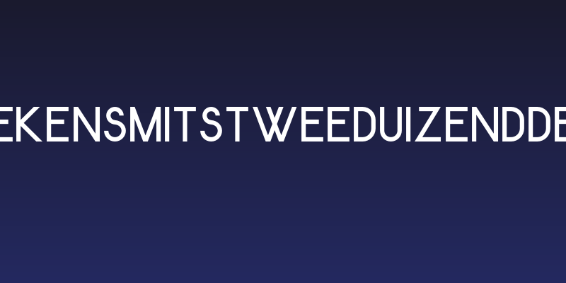KentekenSmitsTweeduizendDertien Social Header