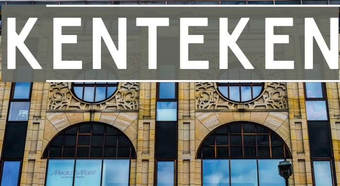 Kenteken Font examples