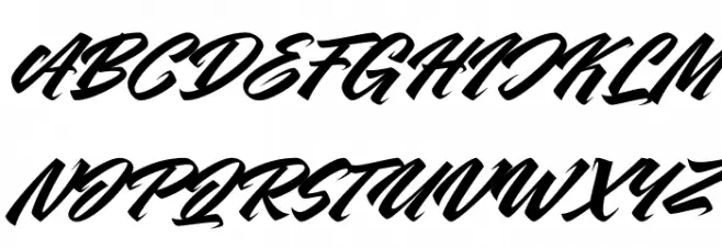 Kenthir Italic خط أحرف كبيرة