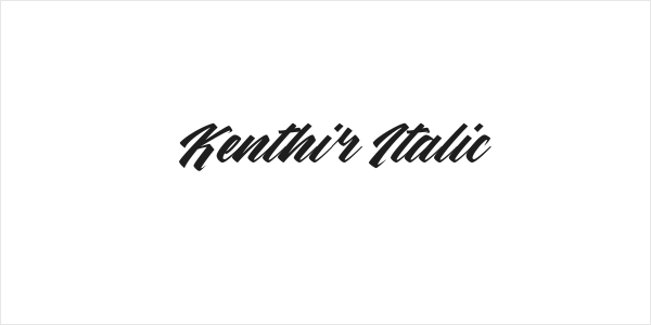 Kenthir Italic Logo