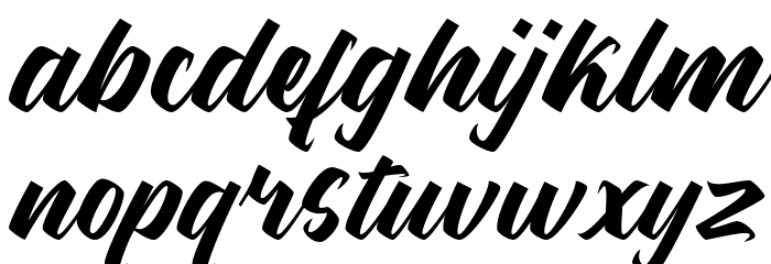 Kenthir Font LOWERCASE