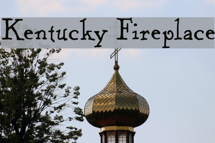 Kentucky Fireplace Font examples