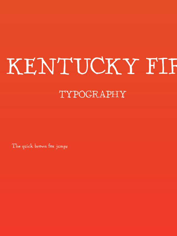 Kentucky Fireplace Poster