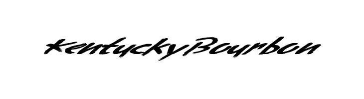 KentuckyBourbon Font