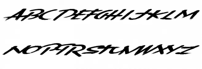 KentuckyBourbon フォント 大文字
