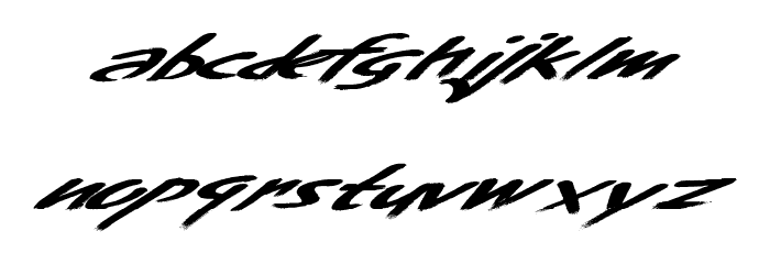 KentuckyBourbon Font LOWERCASE