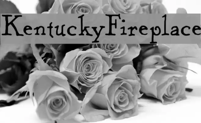 KentuckyFireplace Font examples