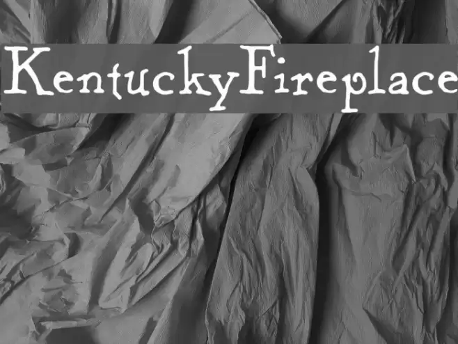 KentuckyFireplace Font examples