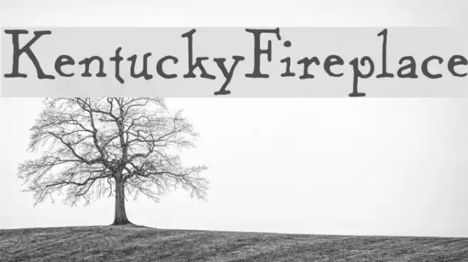 KentuckyFireplace Font examples