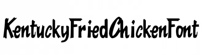 KentuckyFriedChickenFont  नि: शुल्क फ़ॉन्ट्स डाउनलोड