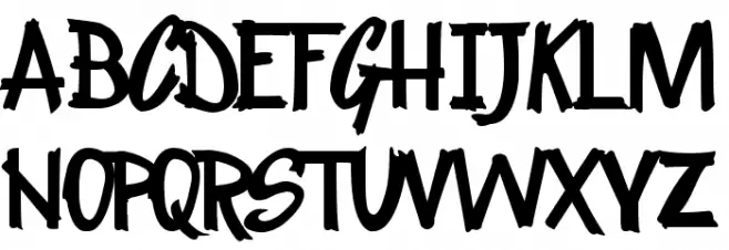 KentuckyFriedChickenFont फ़ॉन्ट अपरकेस
