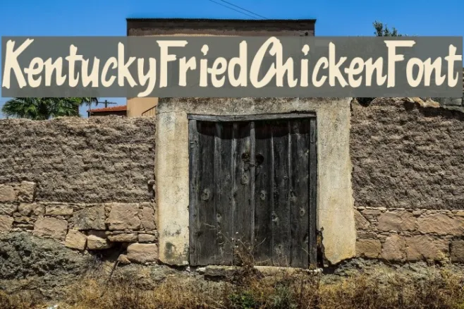 KentuckyFriedChickenFont Example 1
