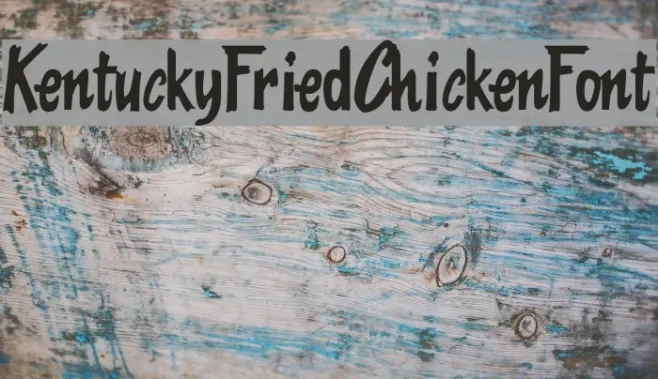 KentuckyFriedChickenFont Example 3