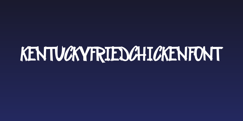 KentuckyFriedChickenFont Social Header